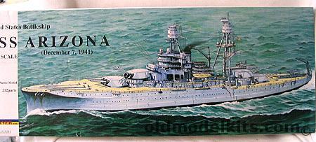 Banner 1/350 USS Arizona Battleship - (December 7 1941 Configuration) - Tom's Modelworks Brass Photoetched Super Detail Set, 08801 plastic model kit